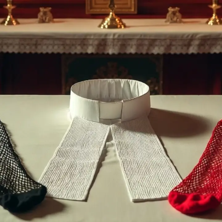 A qualcuno piace strano: un prete scoperto sull’altare con due dominatrici