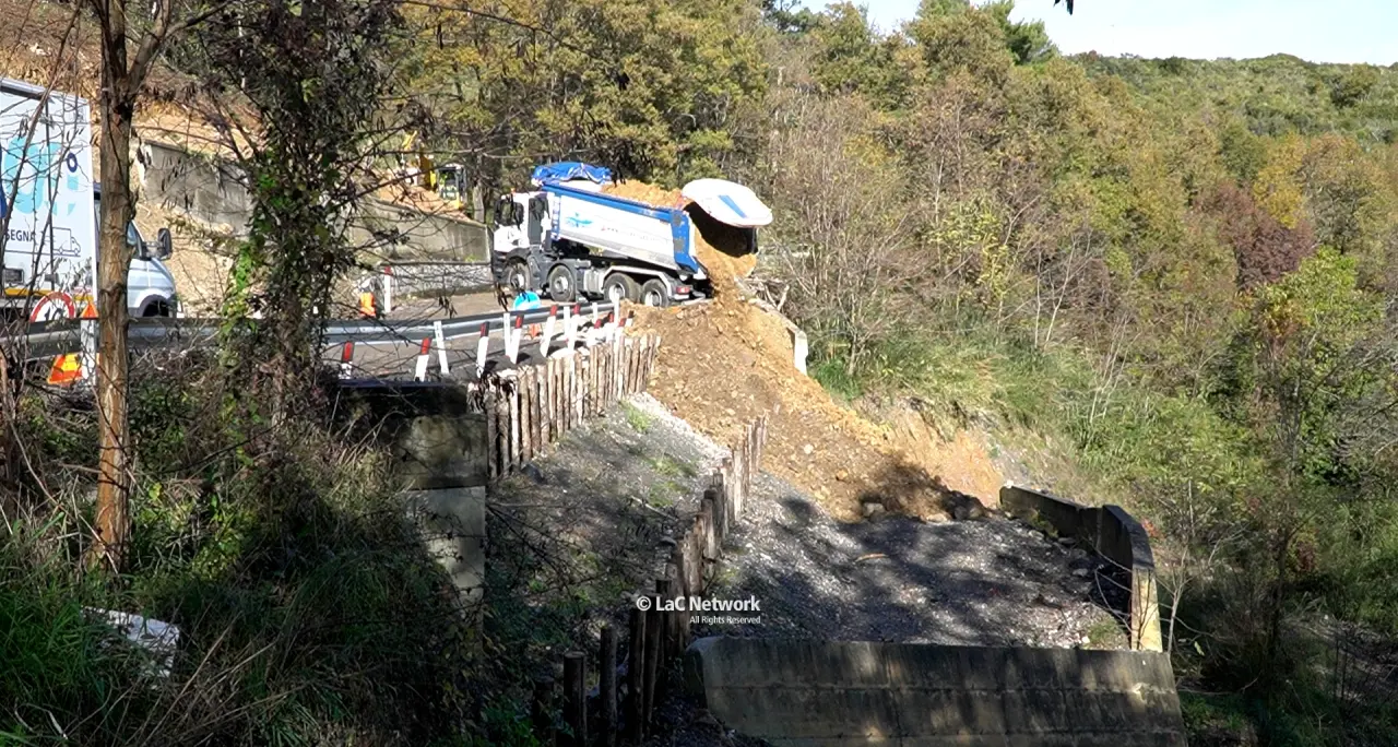 Verbicaro:\u00A0avviati i lavori sulla provinciale che rischia di sprofondare,\u00A0tra sollievo e nuove\u00A0preoccupazioni\n