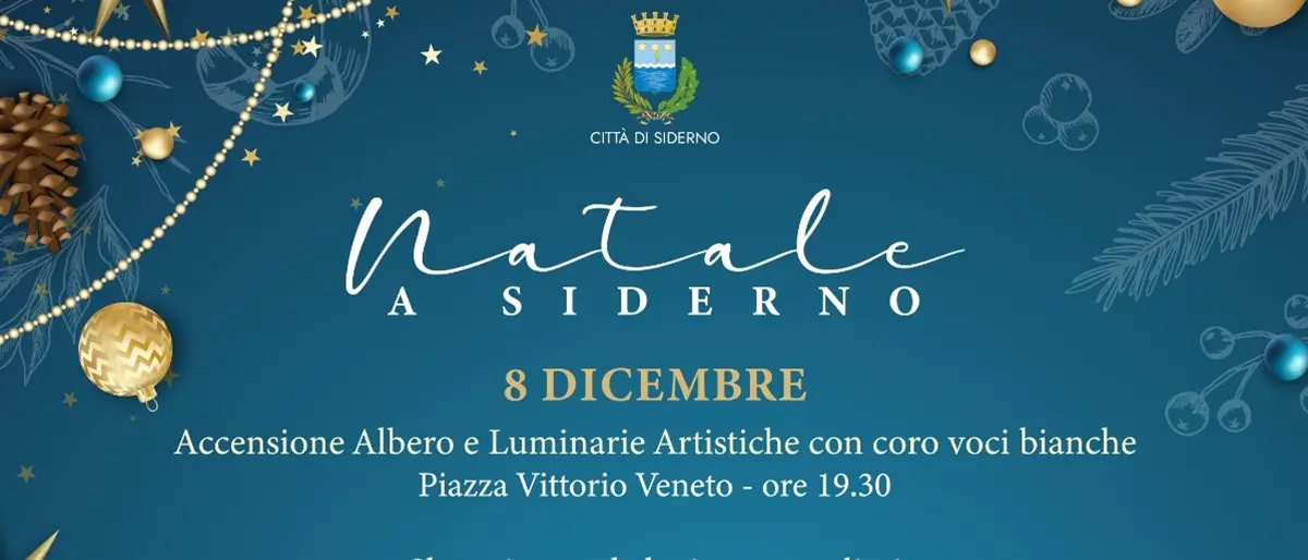 L’Albero e le luminarie: il Natale arriva a\u00A0Siderno