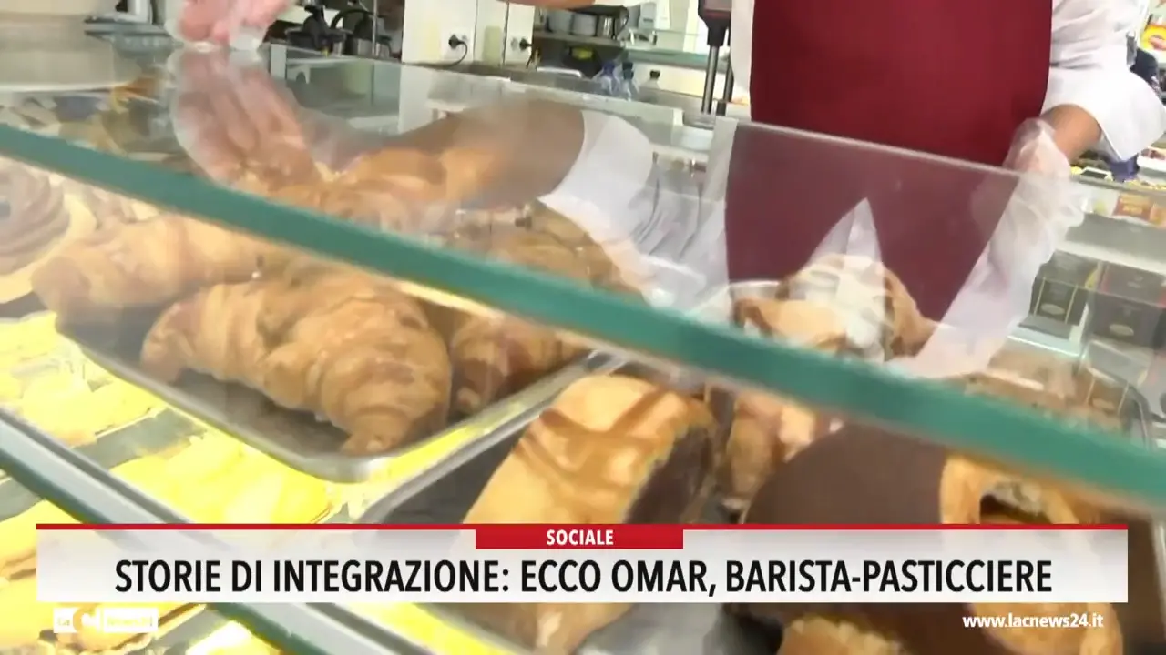 Storie di integrazione: ecco Omar, barista-pasticciere