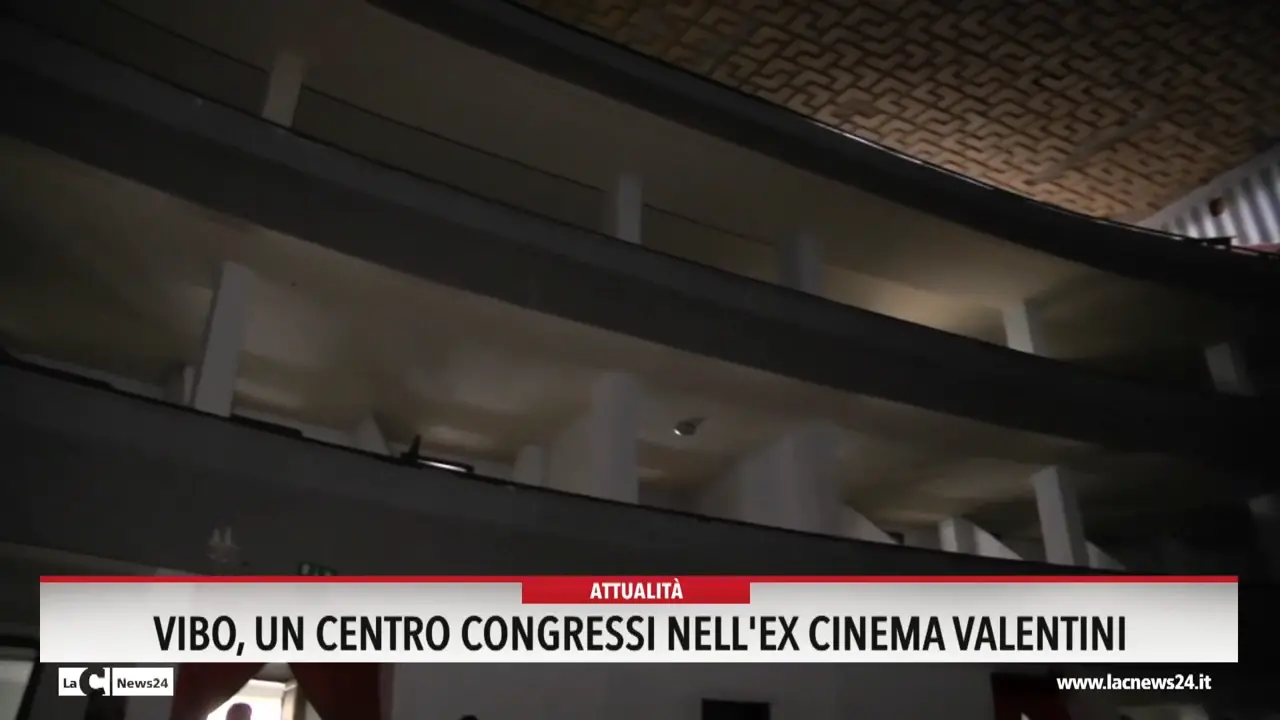 Vibo, un centro congressi nell'ex cinema Valentini
