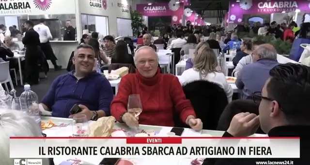 Il ristorante Calabria sbarca ad Artigiano in Fiera