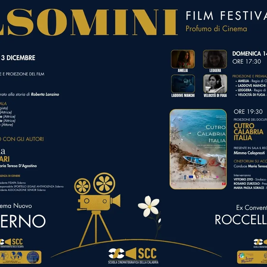 Gelsomini Film Festival 2025, tra Siderno e Roccella: Cavallari, “Even”, i corti e il docufilm su Cutro per un’edizione di forte identità civile\n
