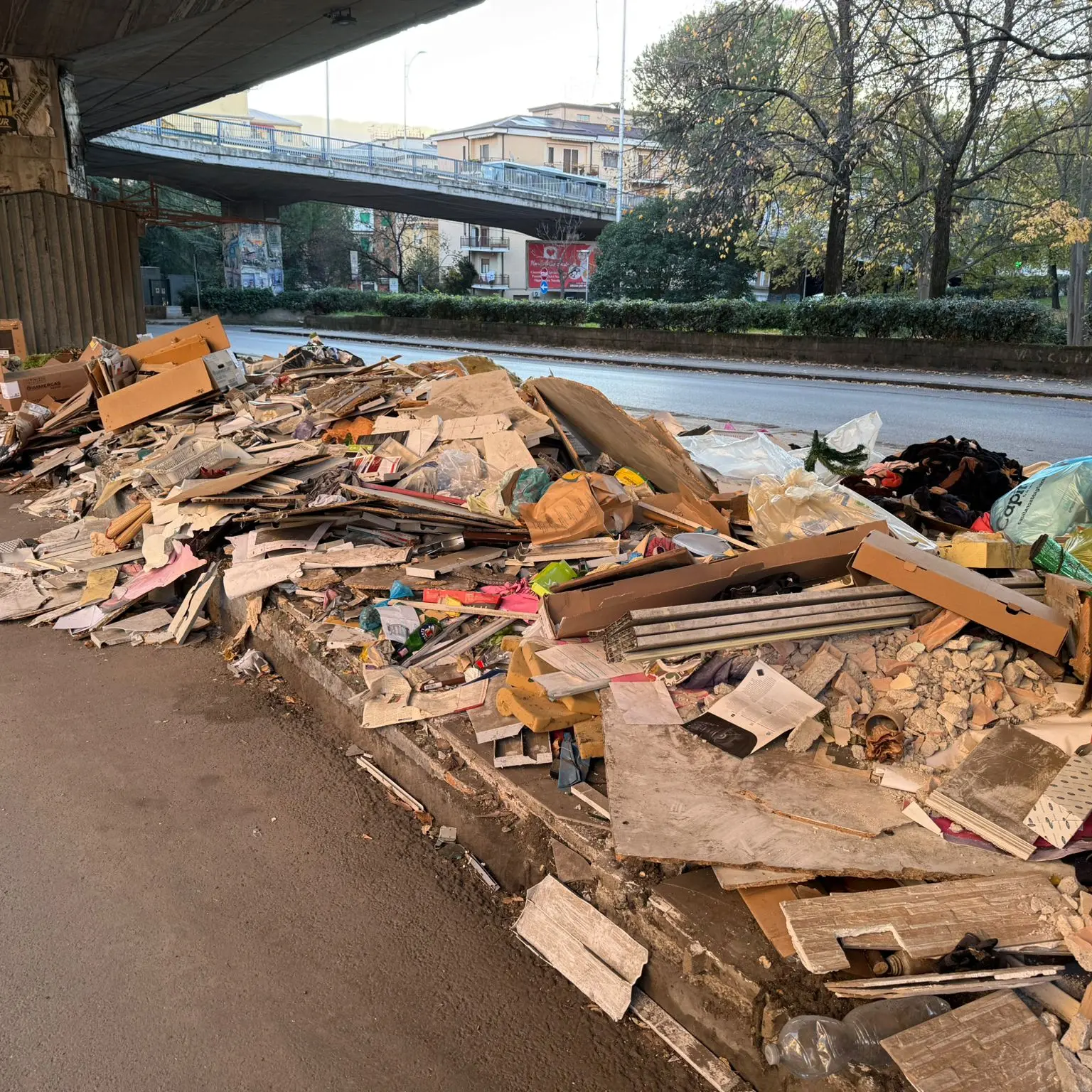 Cosenza, per Caruso c’è posta da via Panebianco: «Ancora detriti e rifiuti sotto la sopraelevata»