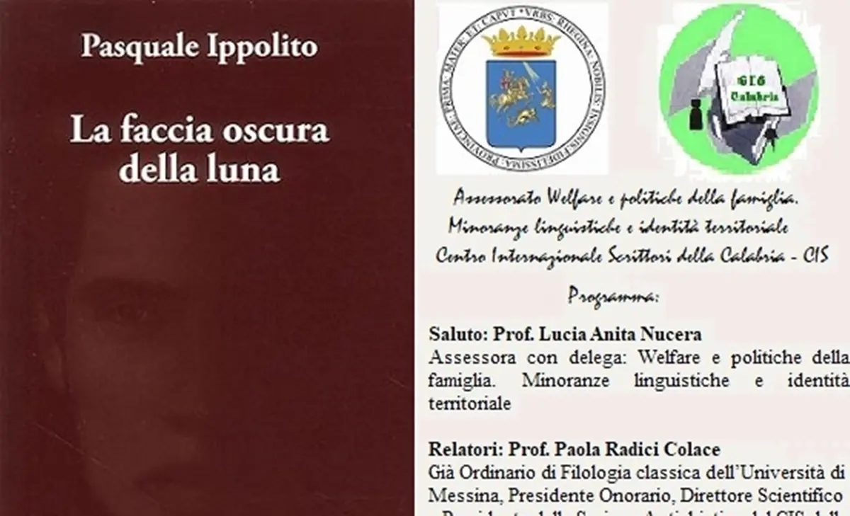 A Reggio “La faccia oscura della luna” di Pasquale Ippolito\n