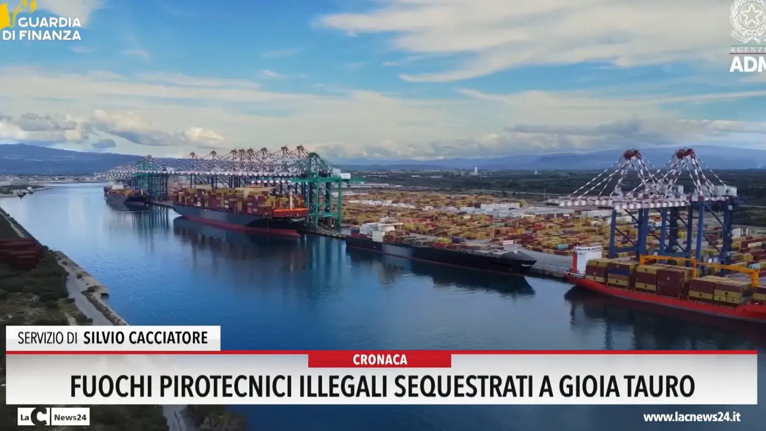 Fuochi pirotecnici illegali sequestrati a Gioia Tauro