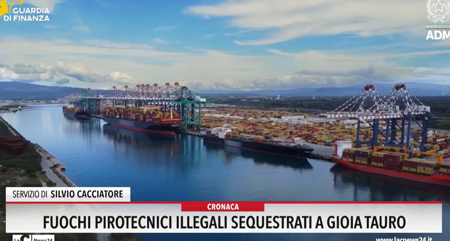 Fuochi pirotecnici illegali sequestrati a Gioia Tauro