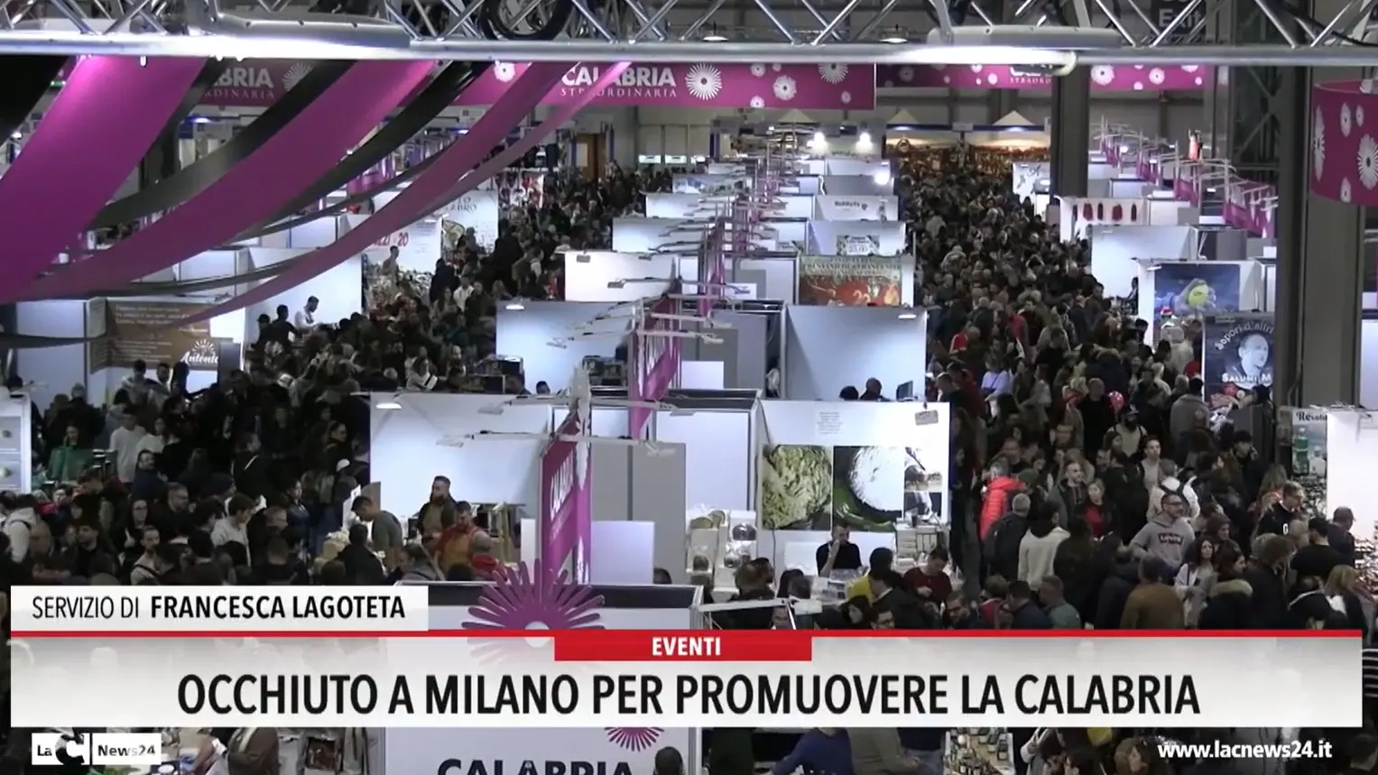 Occhiuto a Milano per promuovere la Calabria