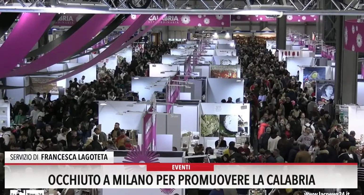 Occhiuto a Milano per promuovere la Calabria