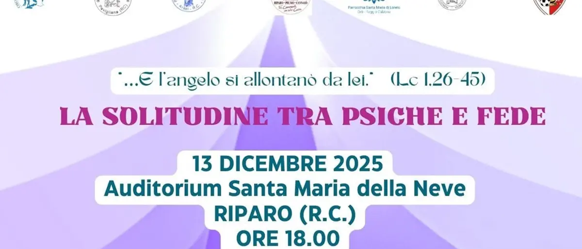 “La solitudine tra psiche e fede”, l’incontro presso l’auditorium Santa Maria della Neve\n