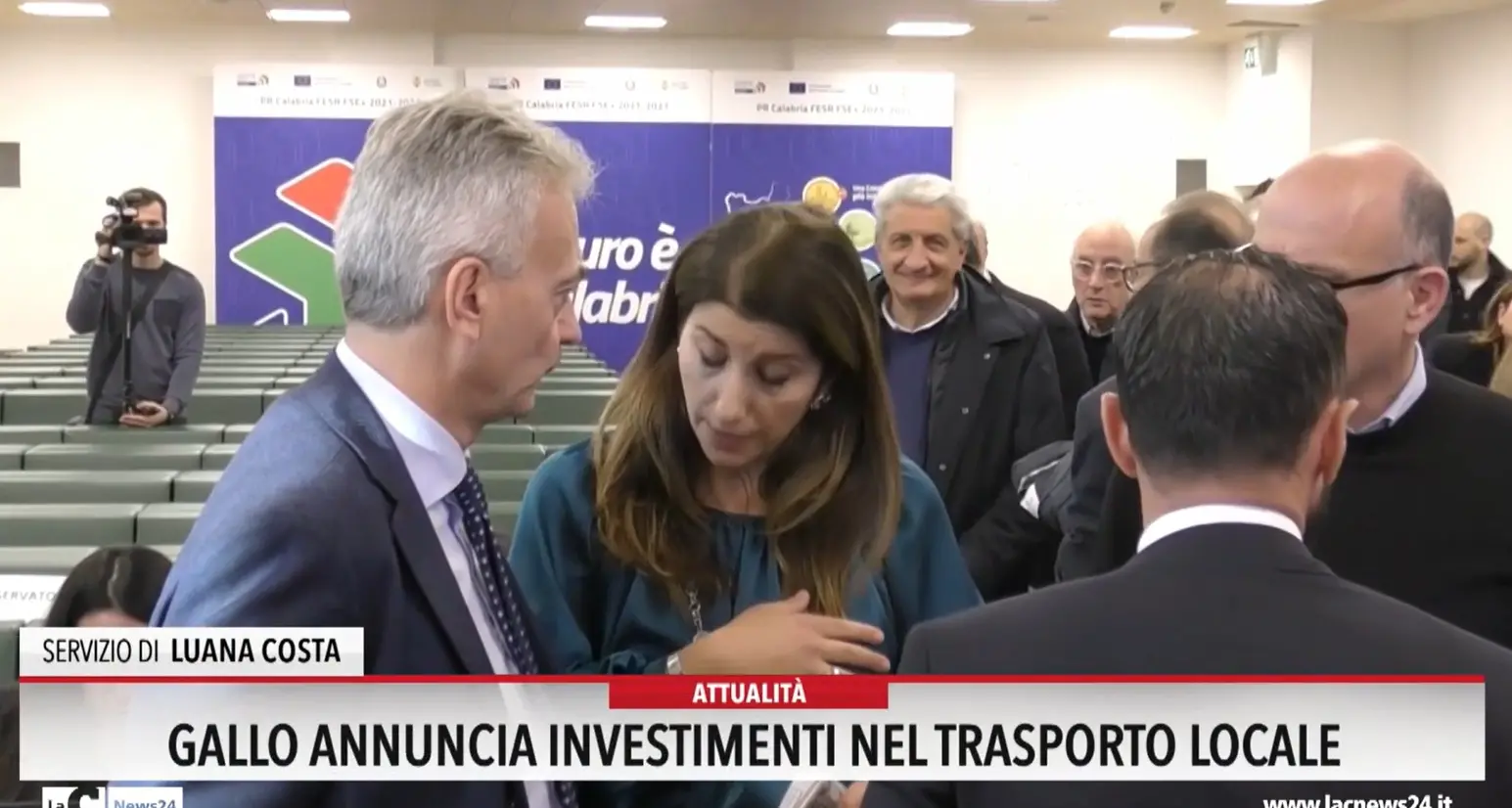 Gallo annuncia investimenti nel trasporto locale