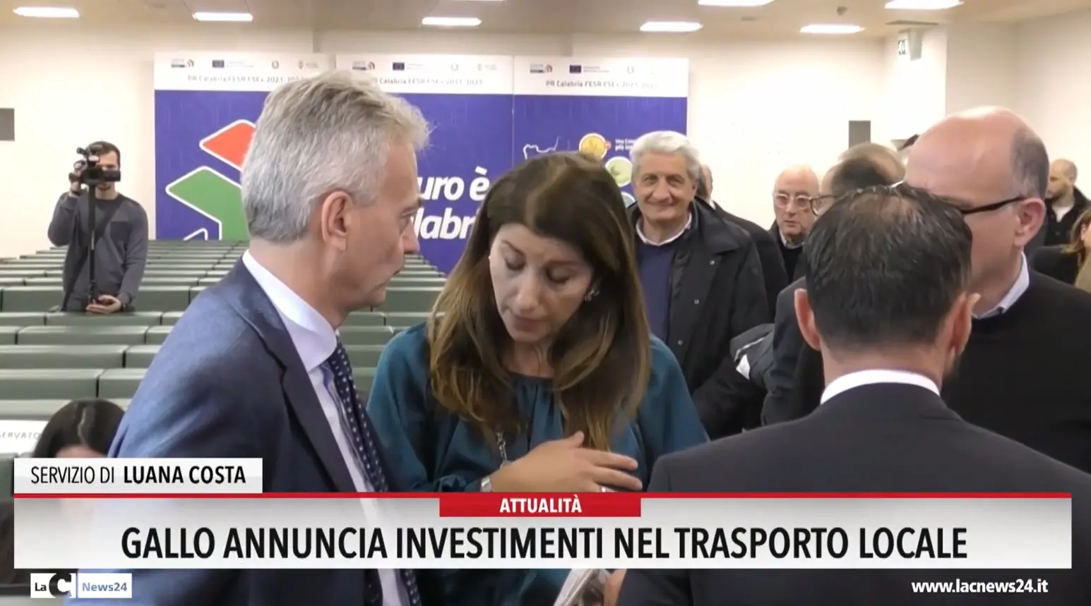 Gallo annuncia investimenti nel trasporto locale