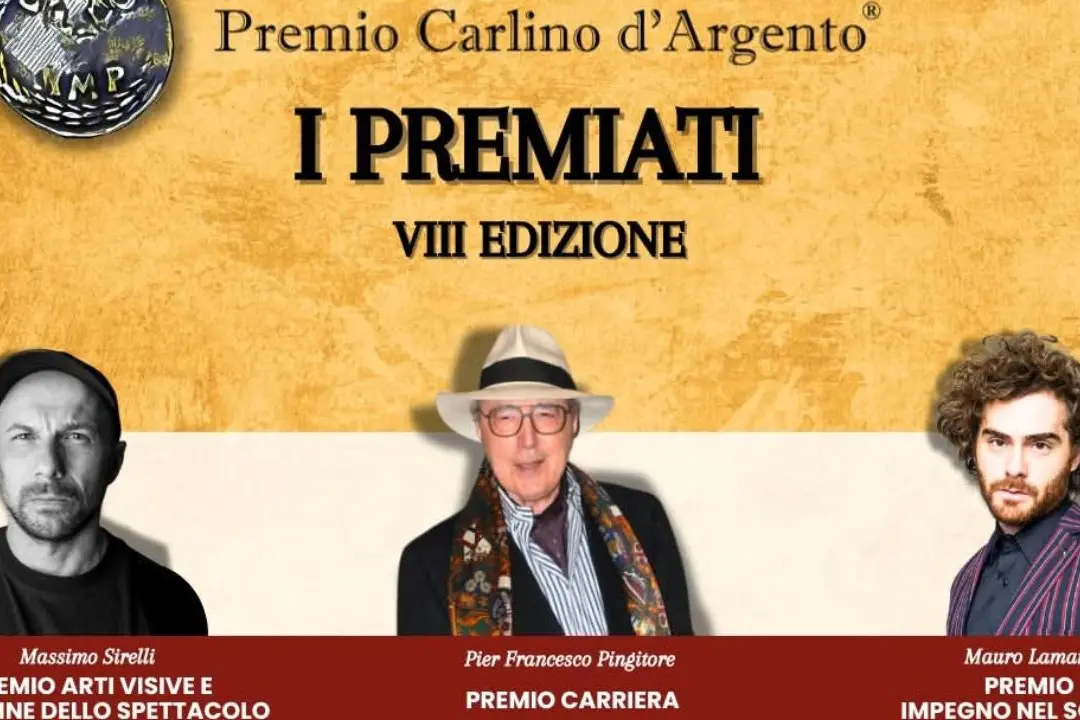 Premio Carlino d’Argento, a Catanzaro saranno premiate sei eccellenze calabresi: insignita la carriera di Pierfrancesco Pingitore\n