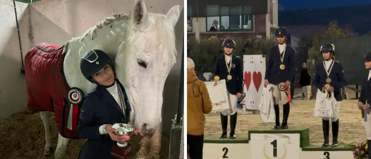 La giovane amazzone vibonese Jasmine Cammarata conquista anche il campionato regionale invernale\n