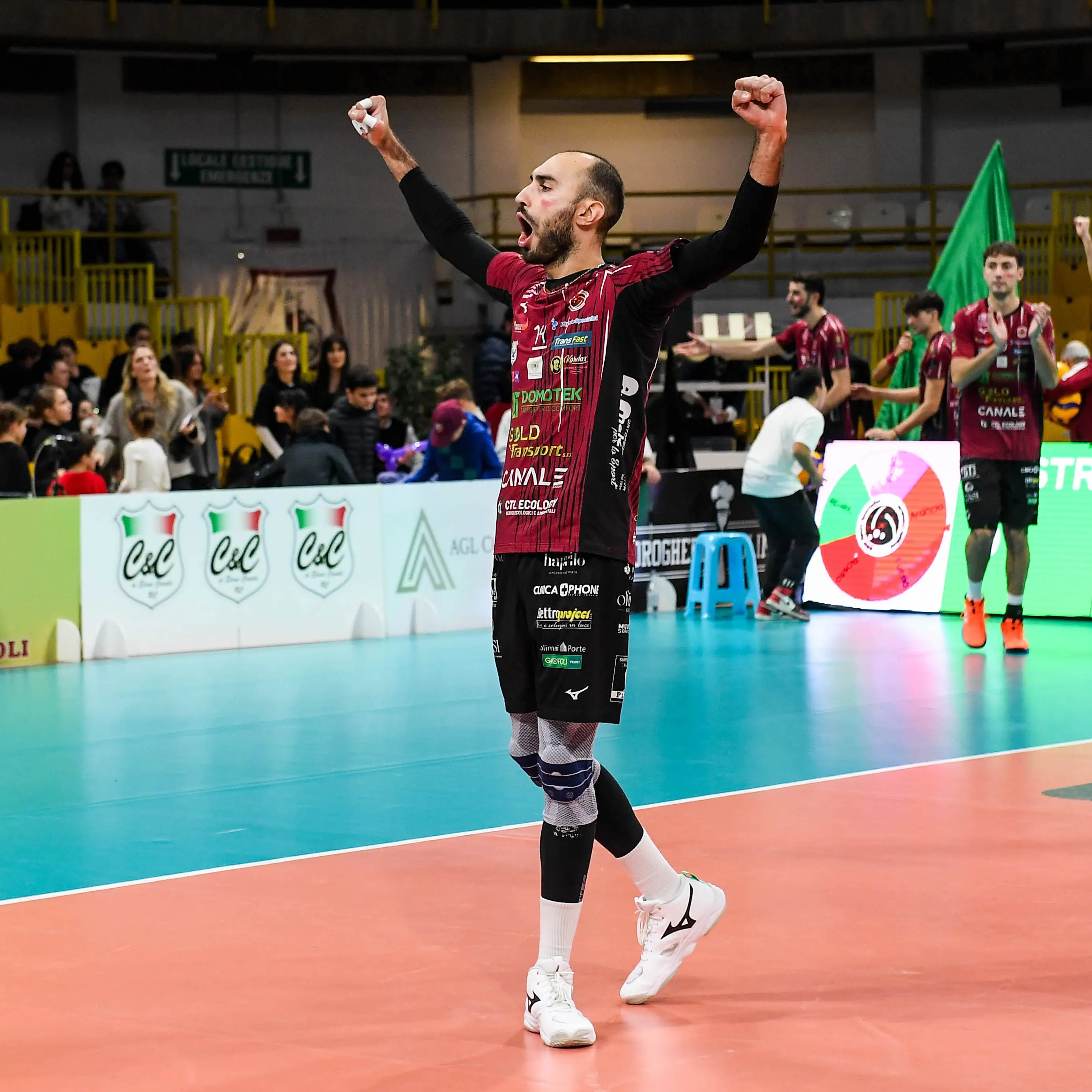 La Domotek vince a Terni. Il capitano Laganà: «Vittoria pesante, ora testa a Gioia del Colle»\n