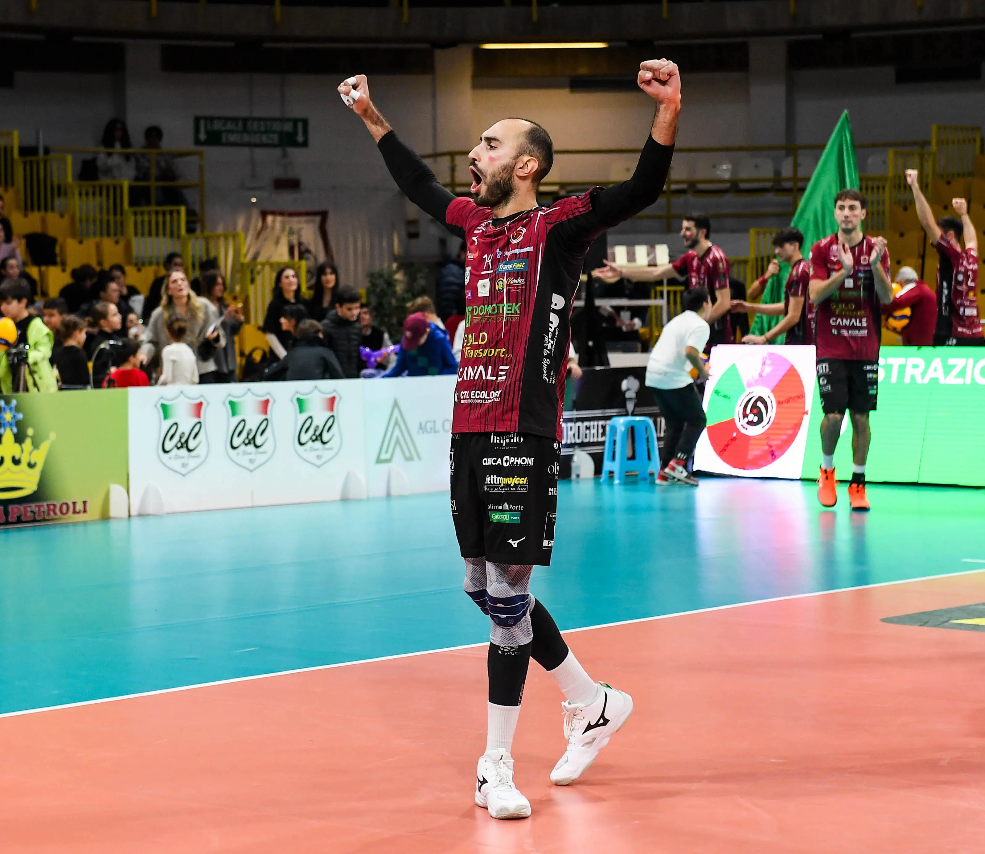 La Domotek vince a Terni. Il capitano Laganà: «Vittoria pesante, ora testa a Gioia del Colle»\n