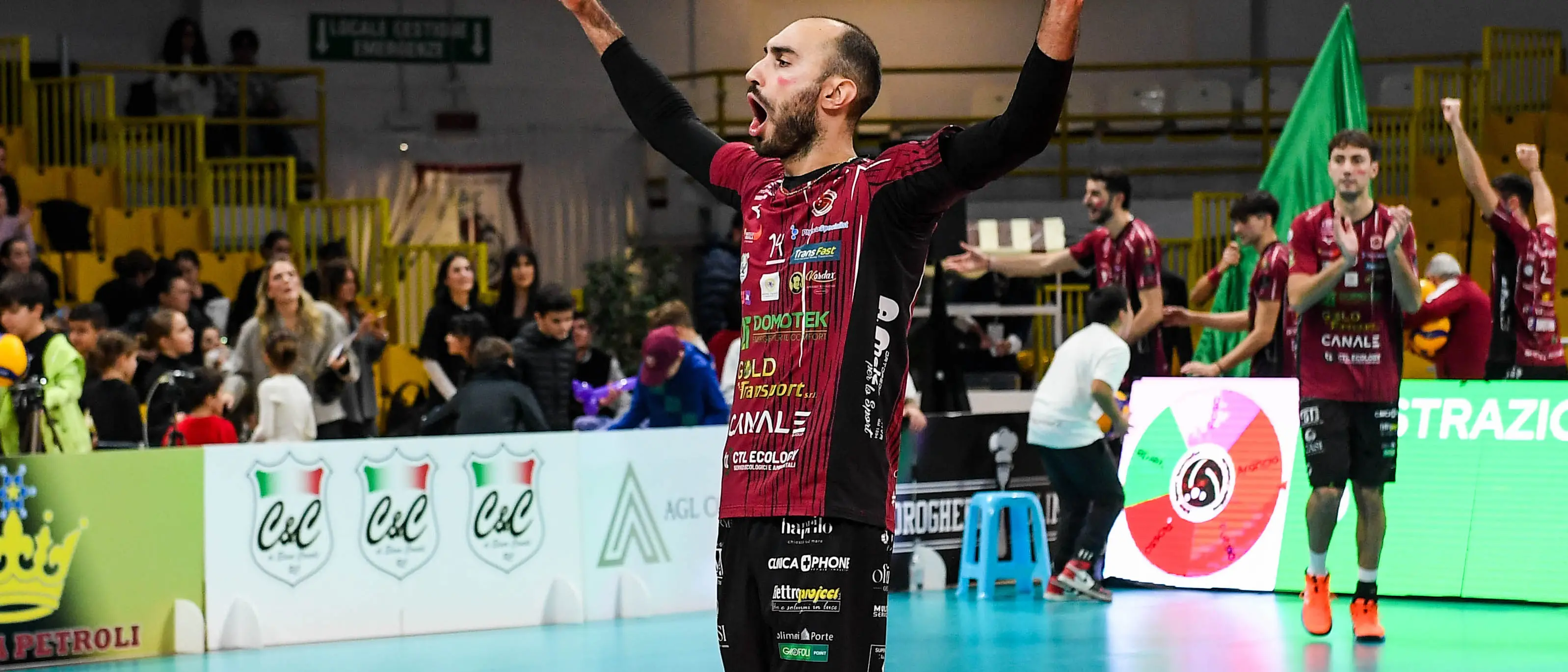 La Domotek vince a Terni. Il capitano Laganà: «Vittoria pesante, ora testa a Gioia del Colle»\n