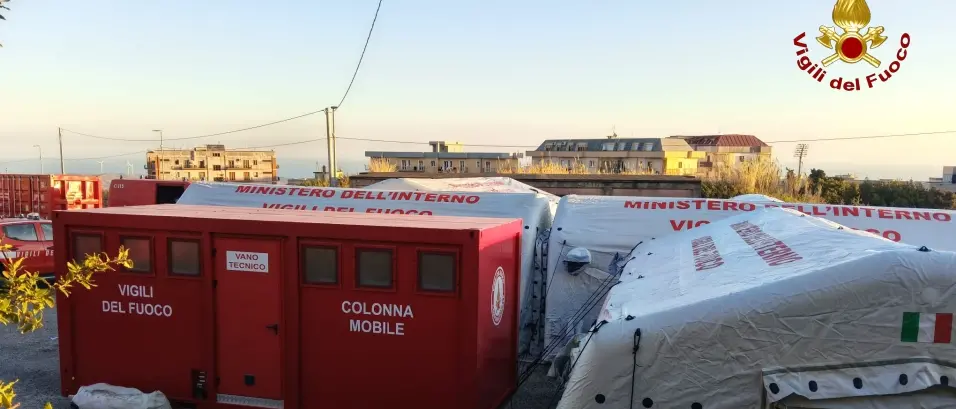 A Catanzaro l’esercitazione regionale dei vigili del fuoco: simulato sciame sismico con scosse fino a magnitudo 4