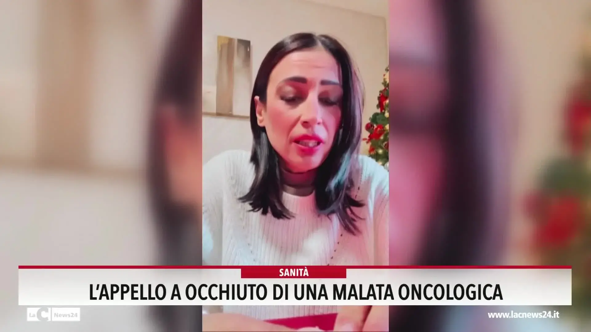 L'appello a Occhiuto di una malata oncologica