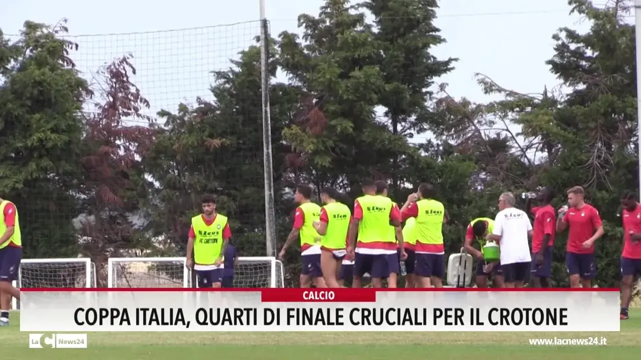 Coppa Italia, quarti di finale cruciali per il Crotone