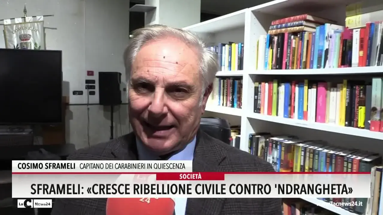Sframeli: «Cresce ribellione civile contro 'ndrangheta»