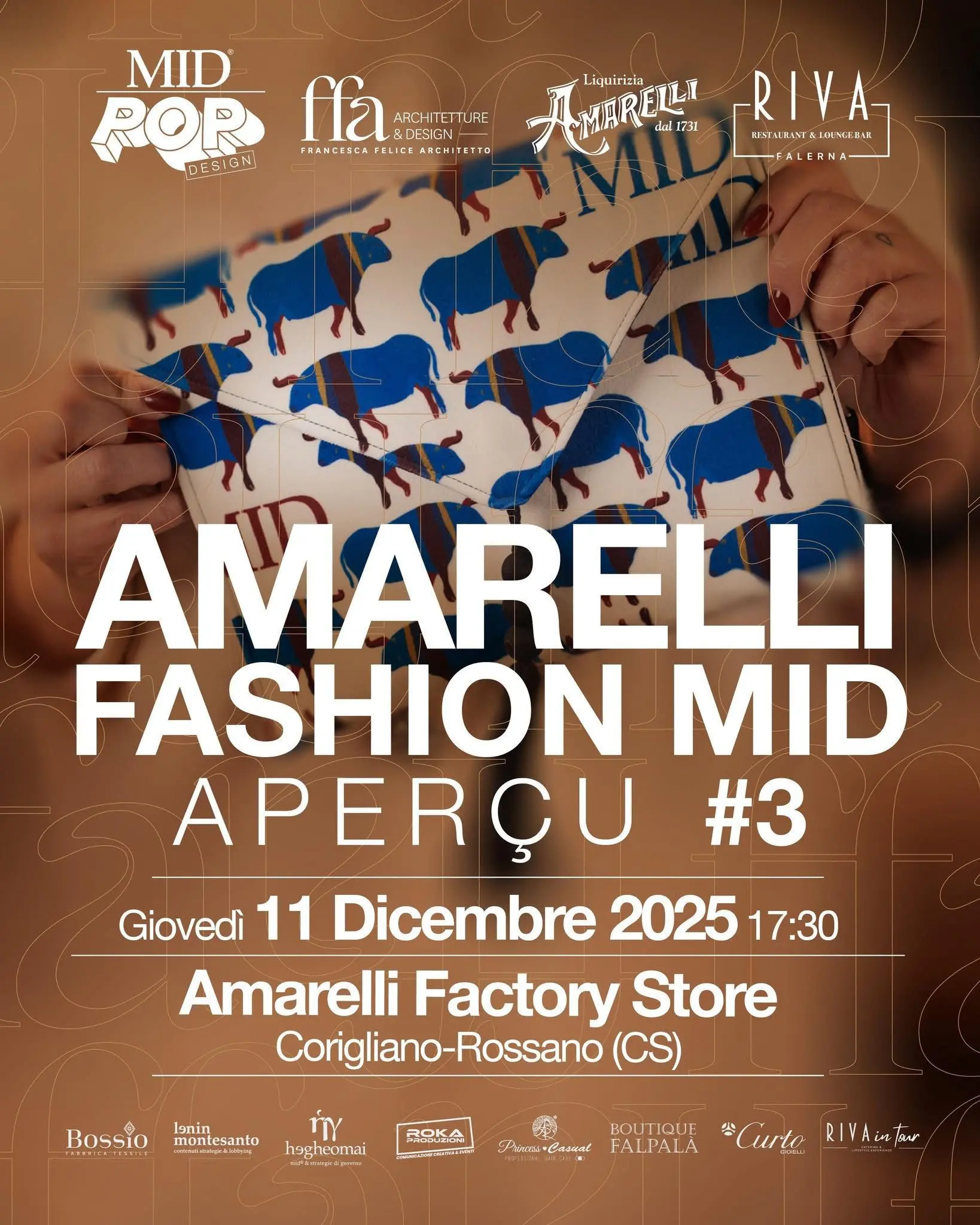 Amarelli presenta la nuova collezione MID: stile e tradizione calabrese in passerella\n
