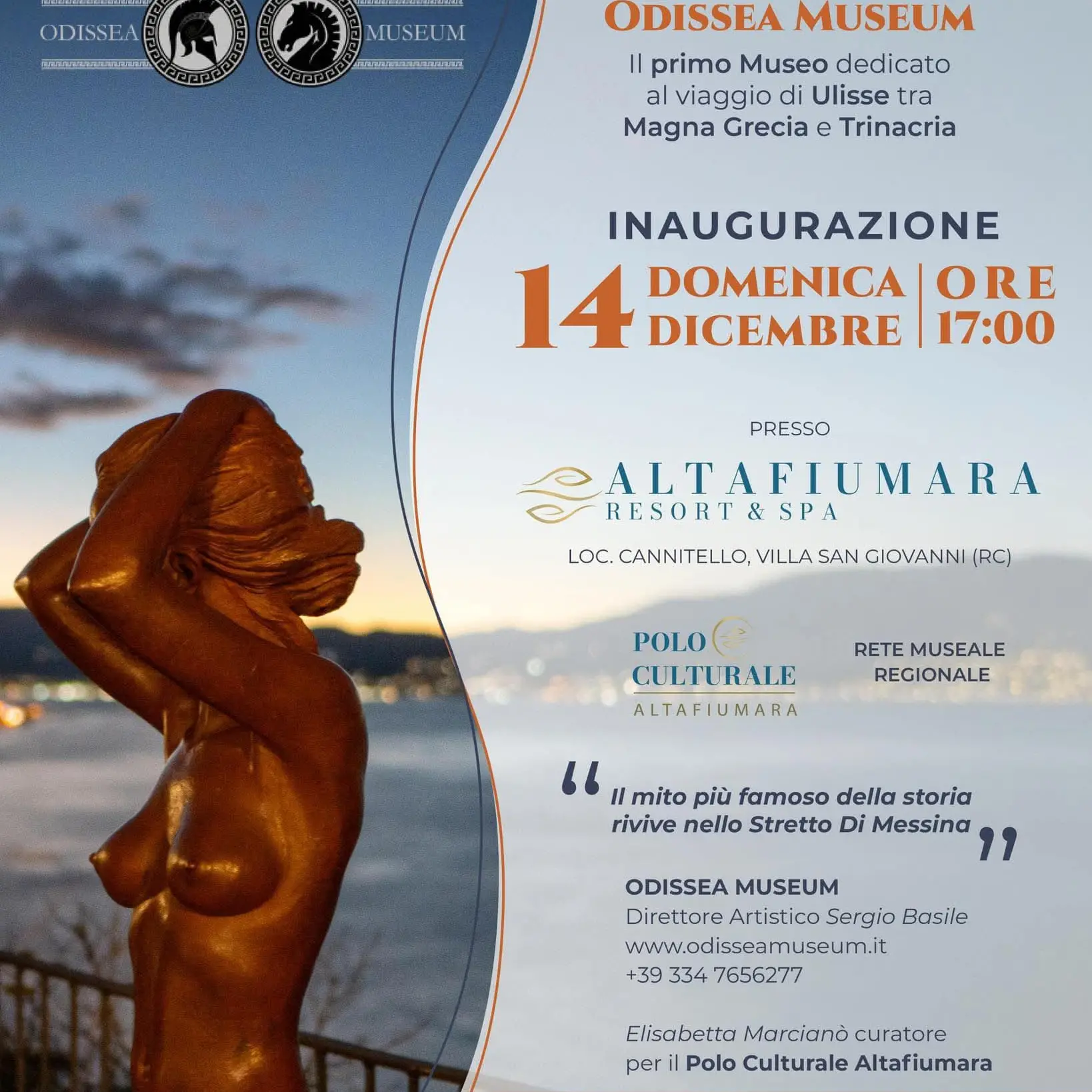 Il viaggio di Ulisse continua: l’Odissea Museum sbarca ad Altafiumara\n