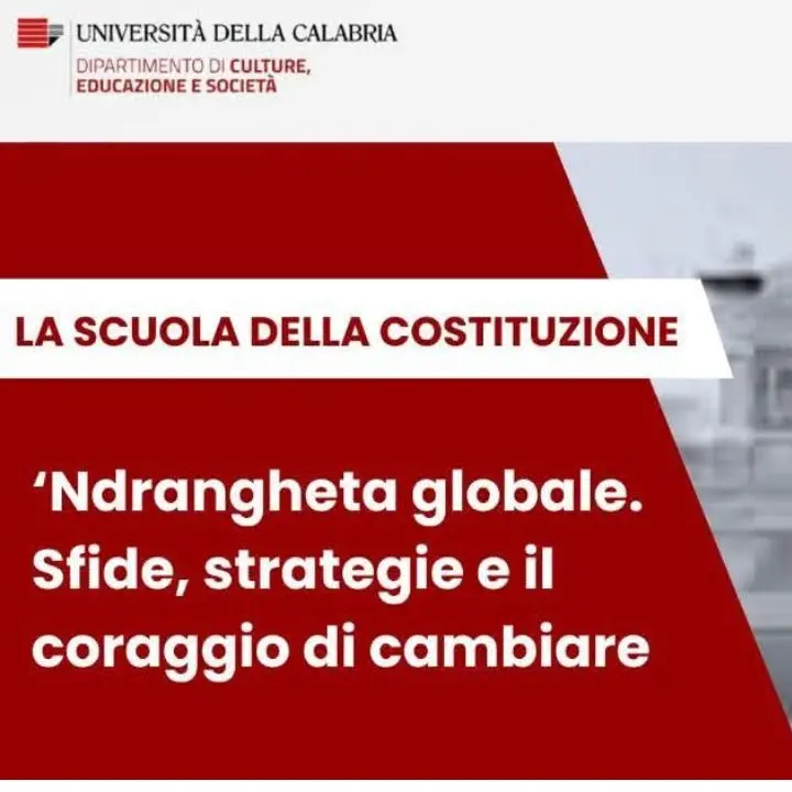 “La scuola della Costituzione”: a Crotone inaugurazione del percorso di studio con il corso di Pedagogia dell’Antimafia dell’UniCal\n