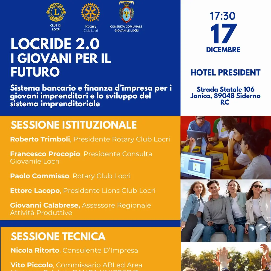 A Siderno il confronto sul futuro economico dei giovani\n