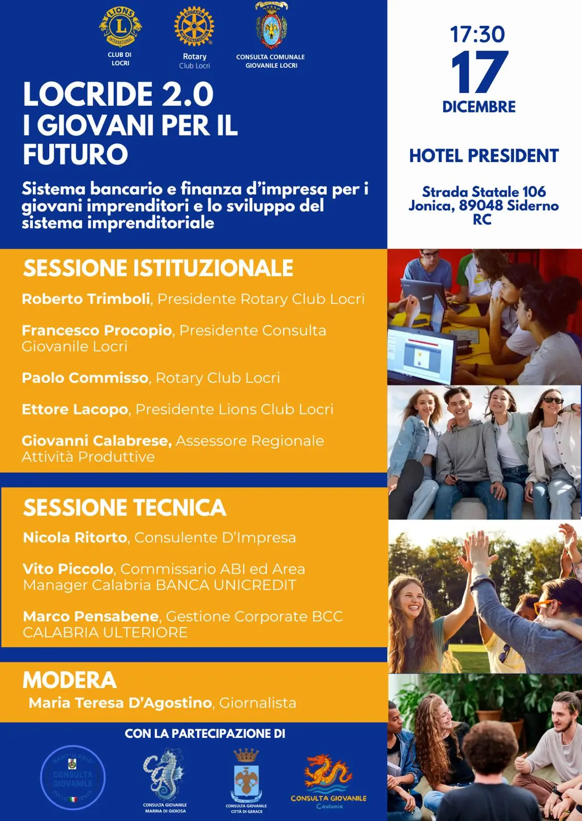 A Siderno il confronto sul futuro economico dei giovani\n