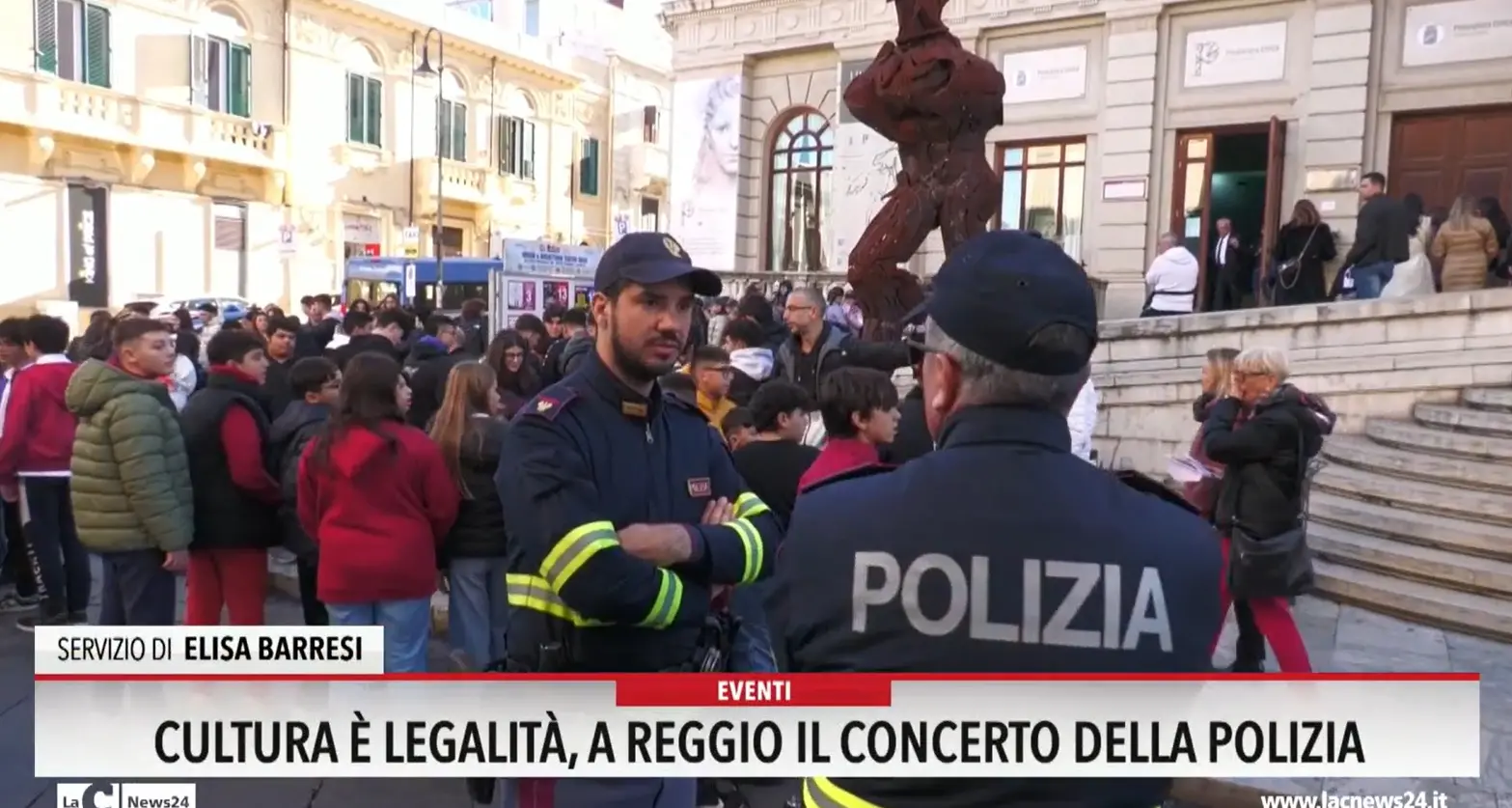 Cultura e legalità: a Reggio il concerto della polizia