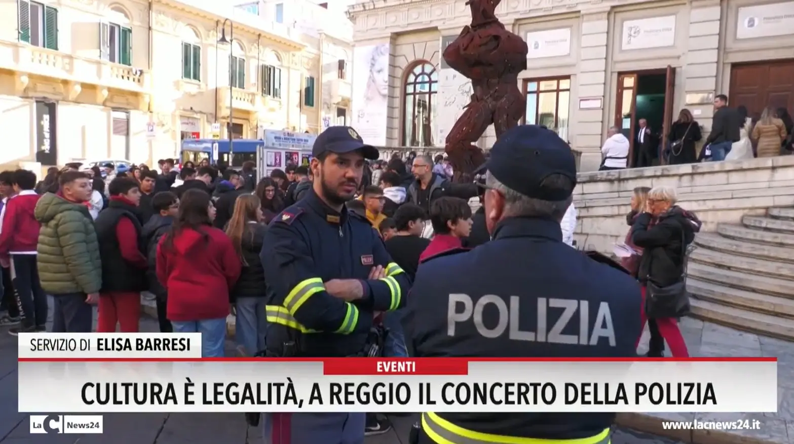 Cultura e legalità: a Reggio il concerto della polizia