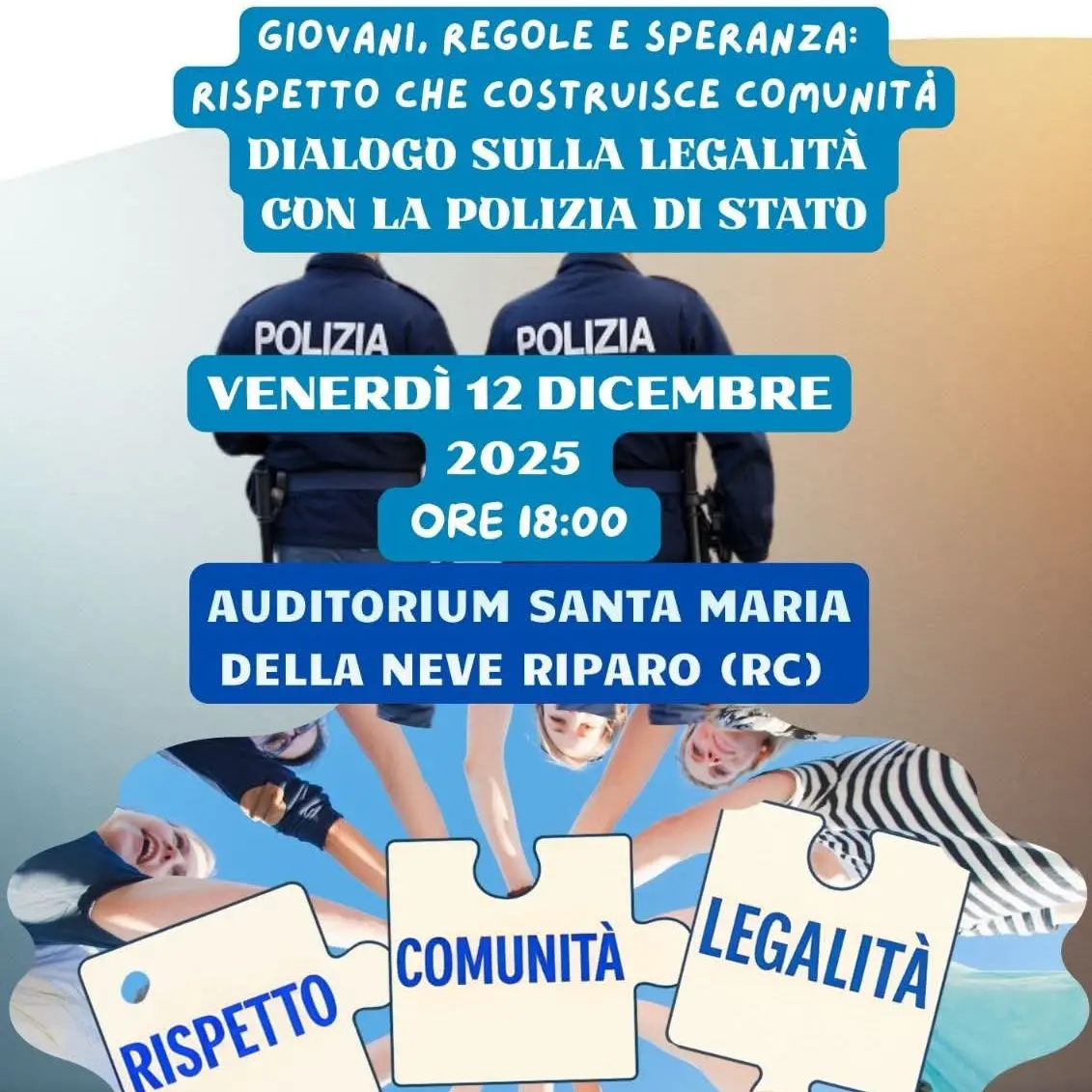 Reggio,\u00A0la Polizia di Stato incontra i giovani: legalità e responsabilità al centro del terzo appuntamento pubblico\n