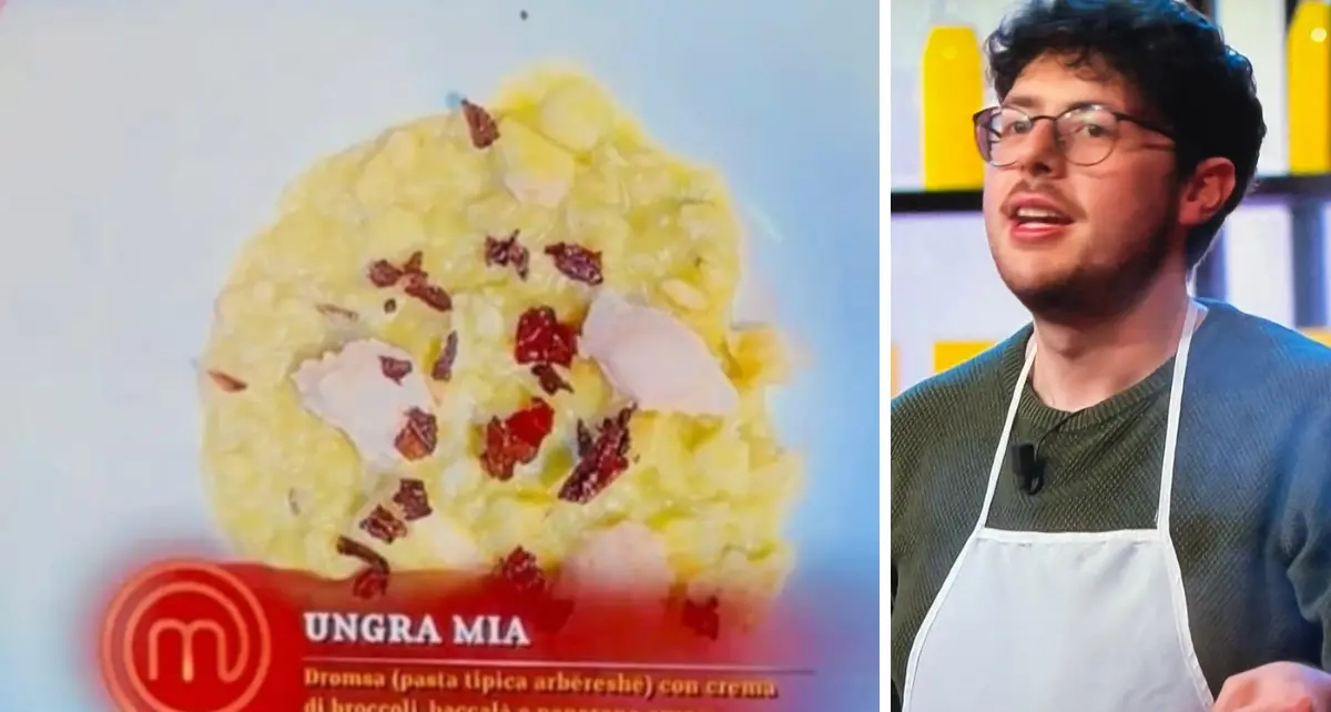Antonio Senise porta Lungro a Masterchef con il piatto della tradizione arbereshe