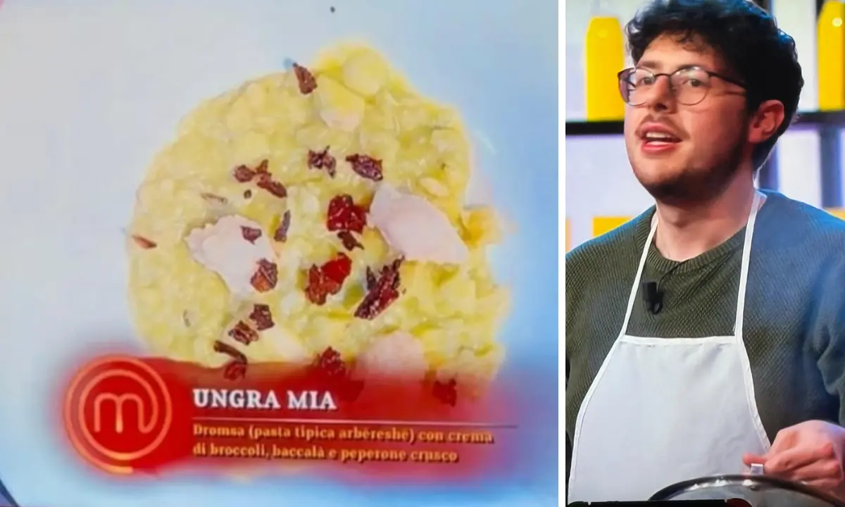 Antonio Senise porta Lungro a Masterchef con il piatto della tradizione arbereshe