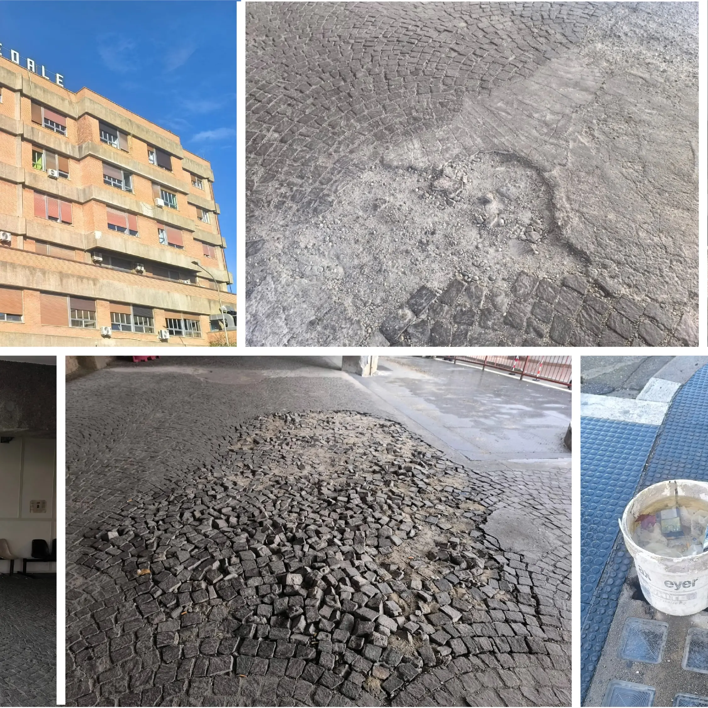 L'area di accoglienza del Pronto soccorso di Trebisacce nel degrado, così anche l'accompagnatore rischia di diventare paziente