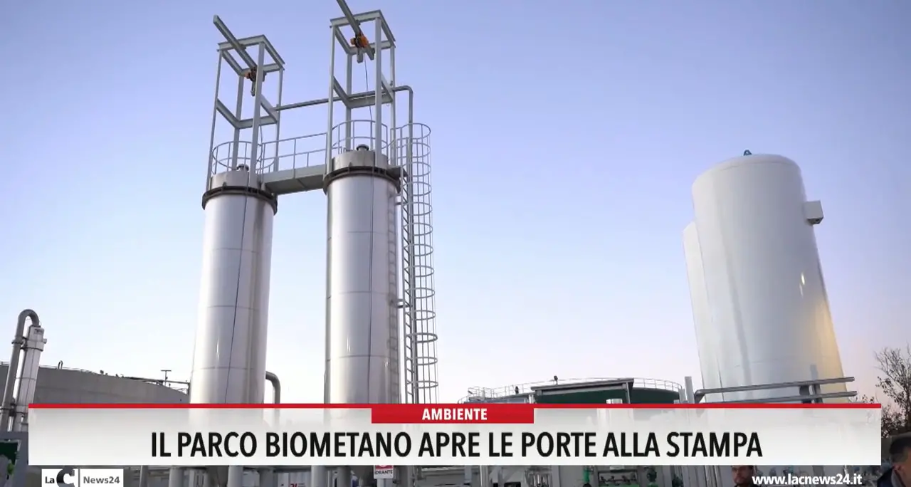 Il parco biometano apre le porte alla stampa