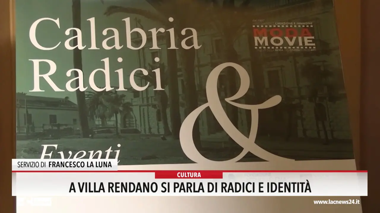 A Villa Rendano si parla di radici e identità