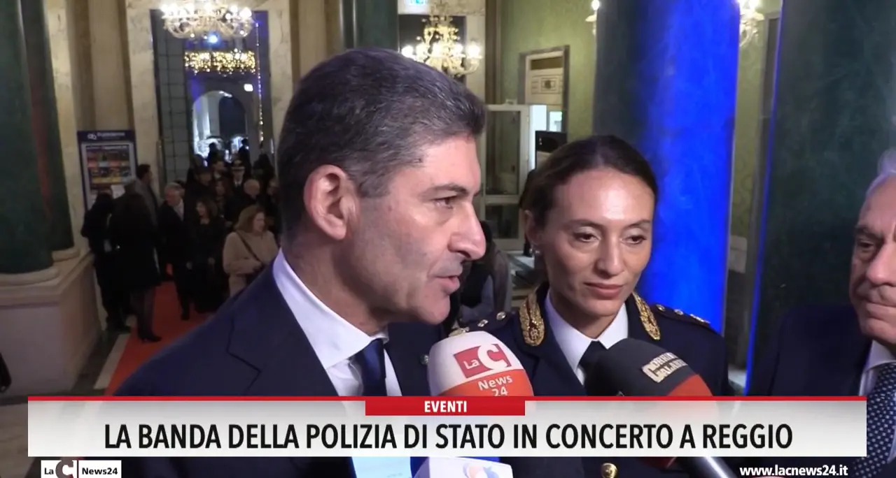 La banda della Polizia di Stato in concerto a Reggio