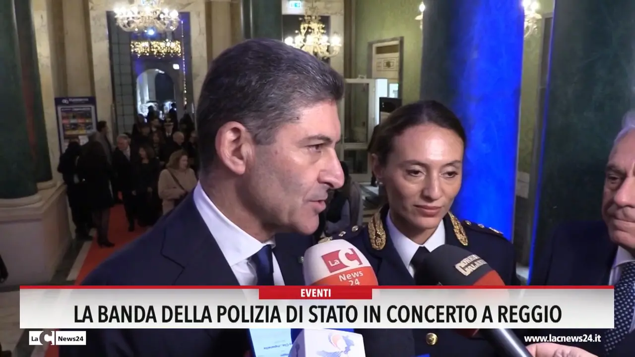 La banda della Polizia di Stato in concerto a Reggio