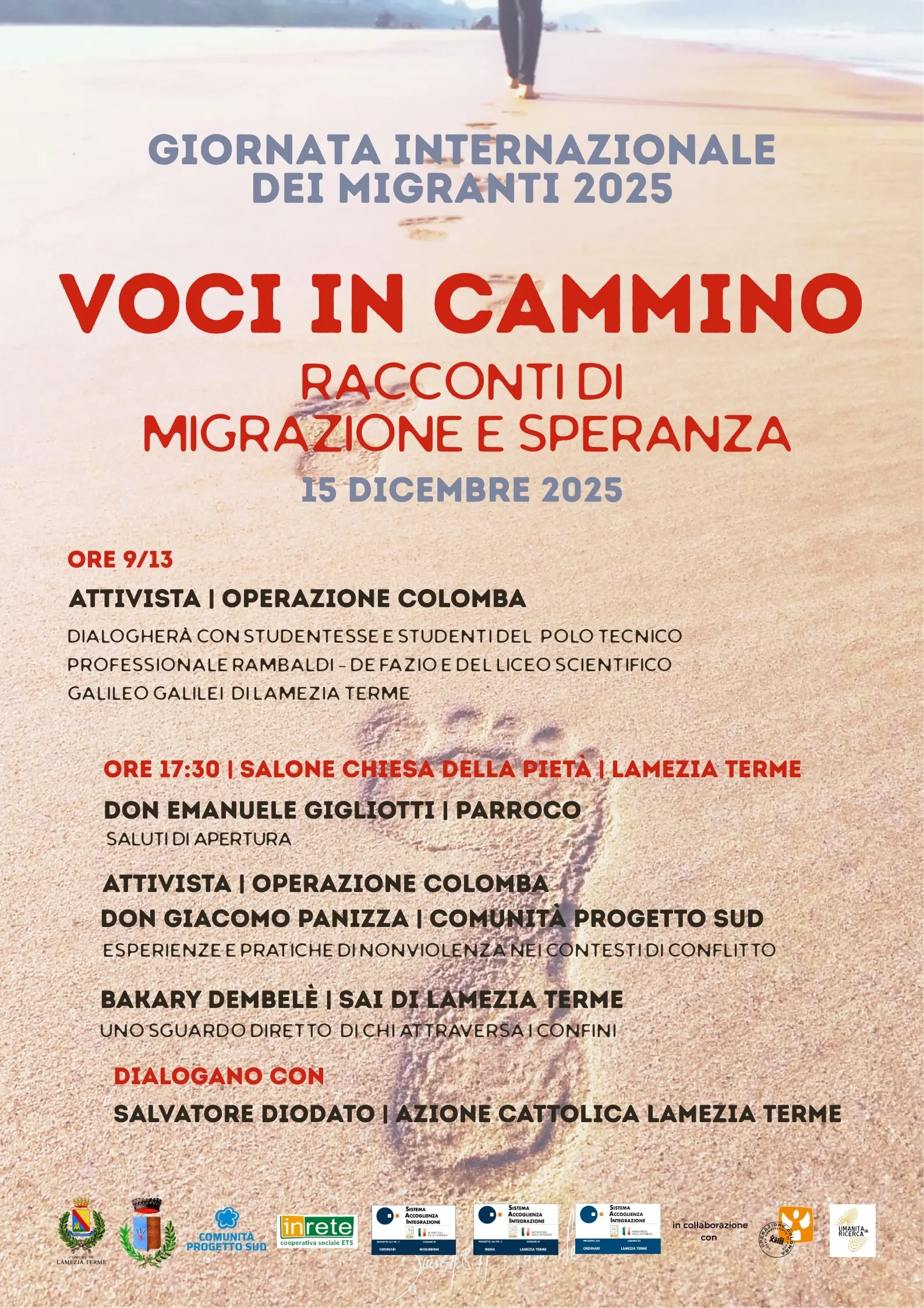 A Lamezia Terme voci dalle migrazioni\u00A0per celebrare le Giornata Mondiale dei migranti\u00A0\u00A0\n