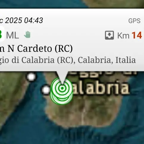 Sciame sismico nel Reggino, in meno di tre giorni registrate 28 scosse con epicentro a Cardeto