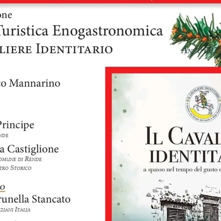 A Rende la presentazione de “Il Cavaliere Identitario”, guida tra gusto e tradizione\n