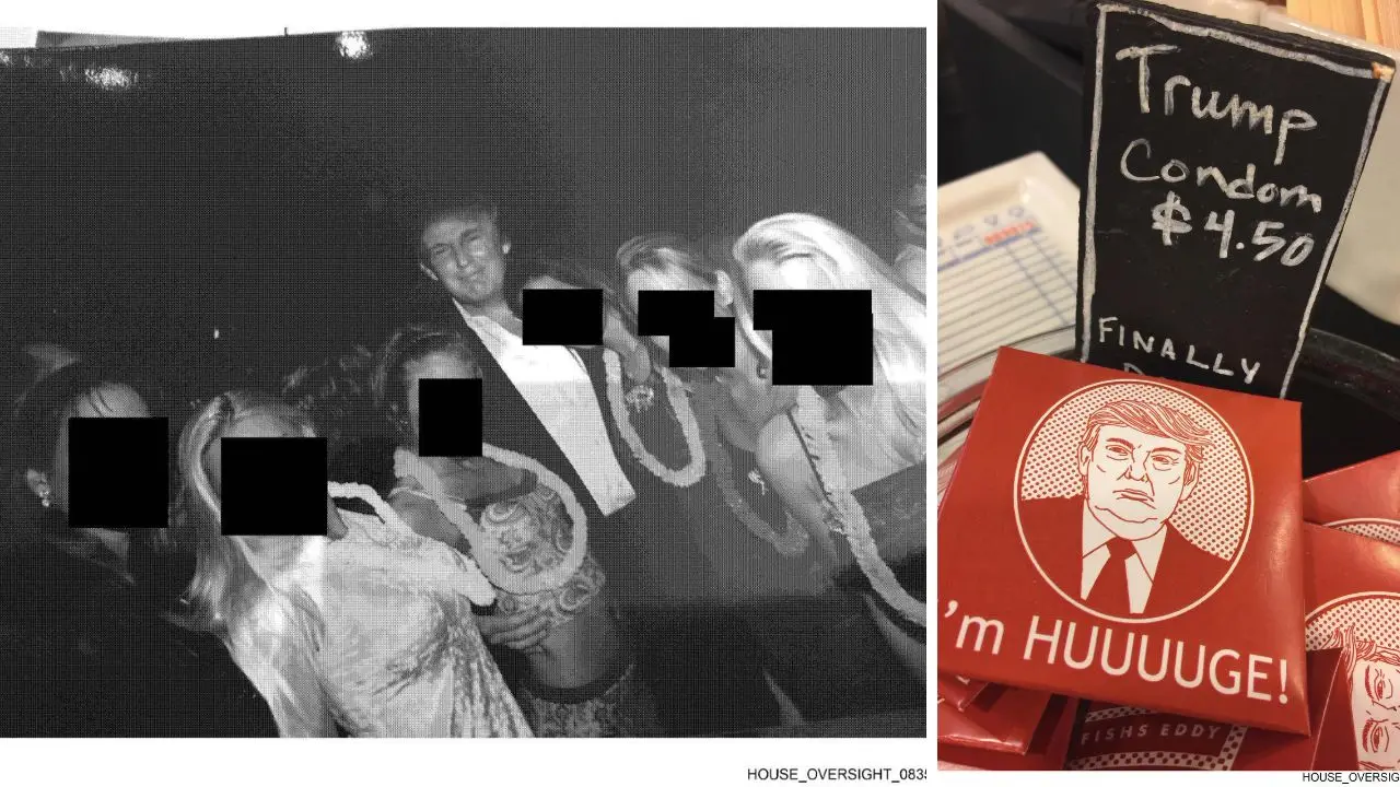 Pacchetti di preservativi con il volto di Trump: dal caveau di Epstein spuntano nuove foto imbarazzanti\n