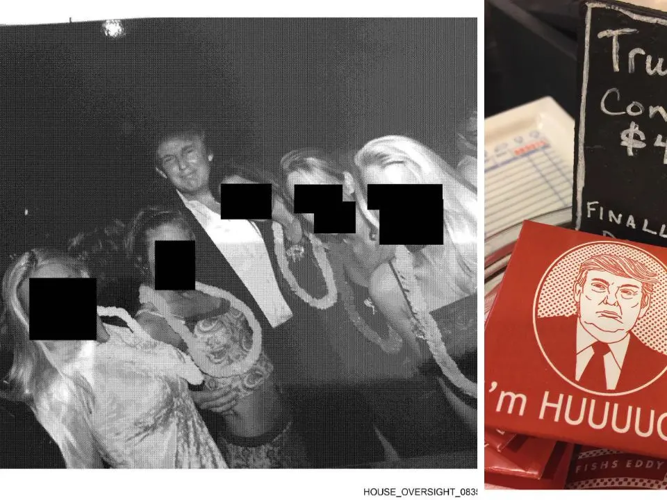 Pacchetti di preservativi con il volto di Trump: dal caveau di Epstein spuntano nuove foto imbarazzanti