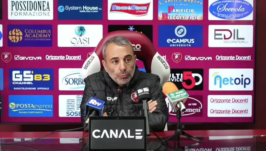 Verso Reggina-Milazzo, Torrisi: «Siamo in emergenza ma servono pazienza, maturità e ferocia agonistica»