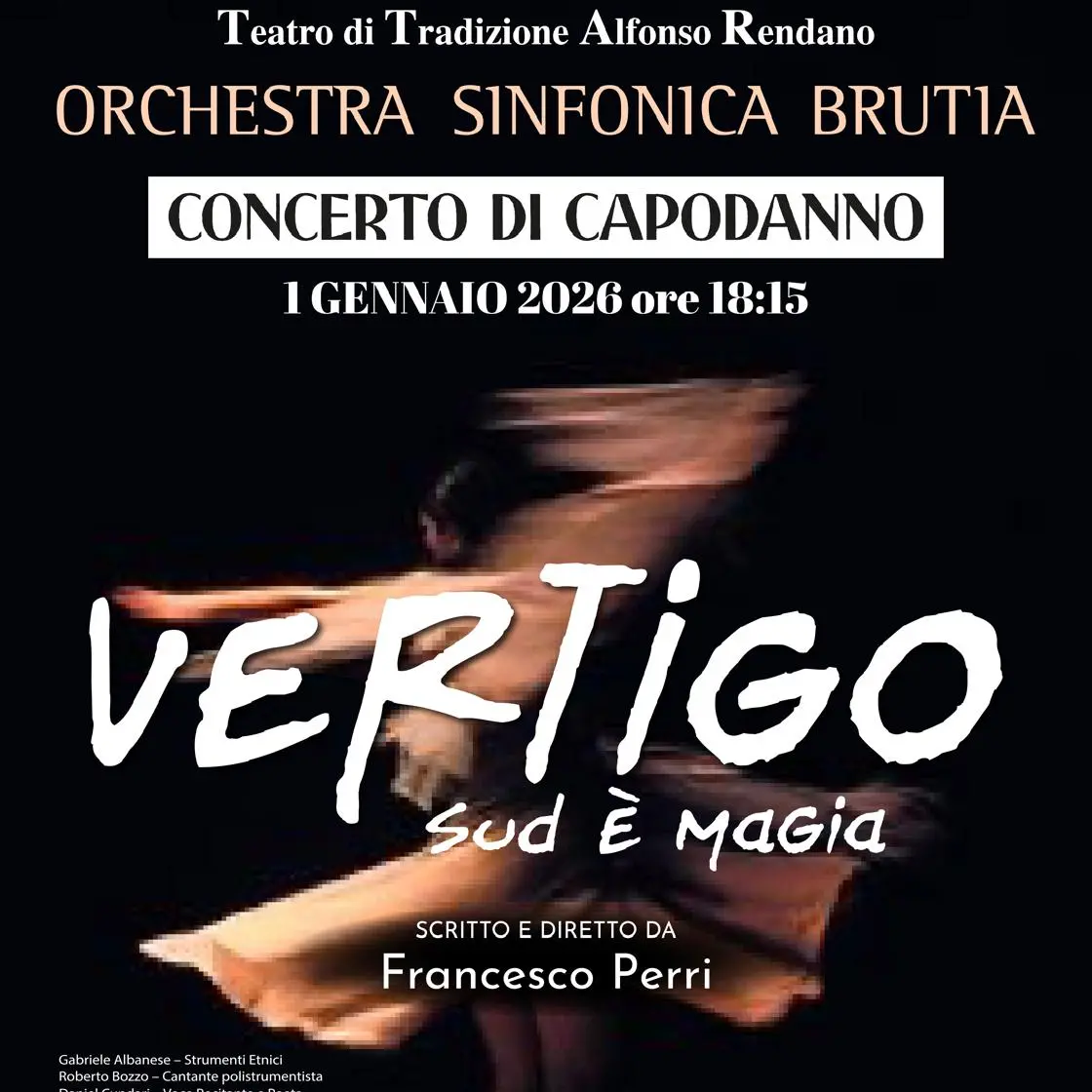 Al Rendano il Capodanno è “Vertigo”: il Sud diventa magia\n