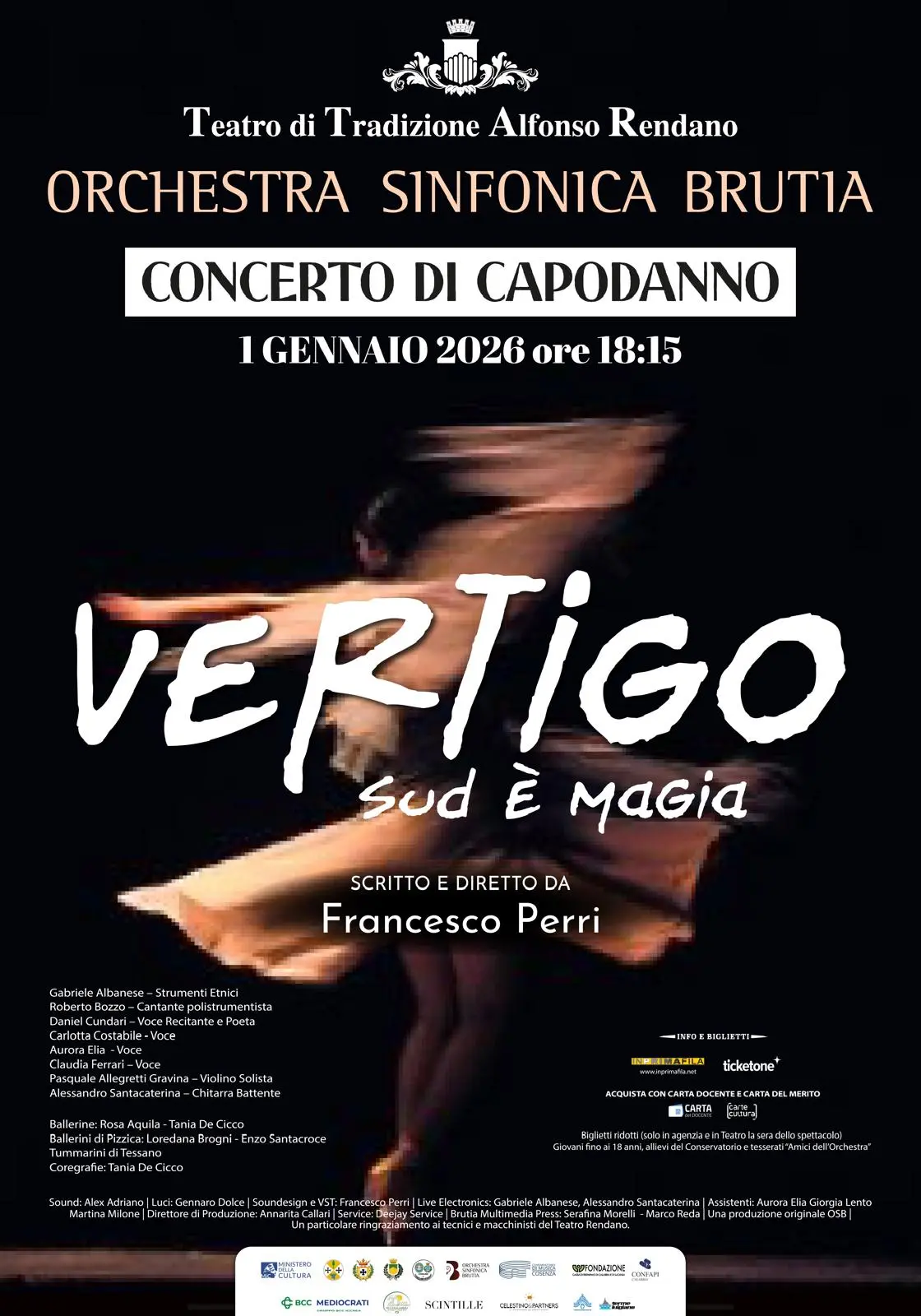 Al Rendano il Capodanno è “Vertigo”: il Sud diventa magia\n