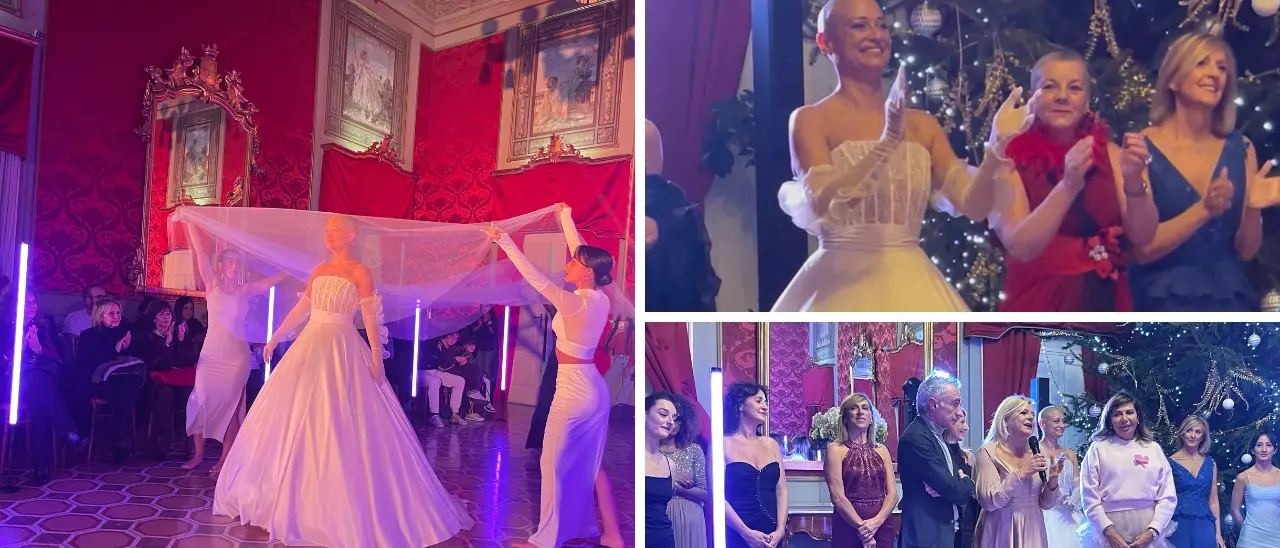 Un inno alla vita, sfilano le pazienti del reparto di oncologia e il pubblico si commuove: successo per l’iniziativa\u00A0di\u00A0OncoMed\n