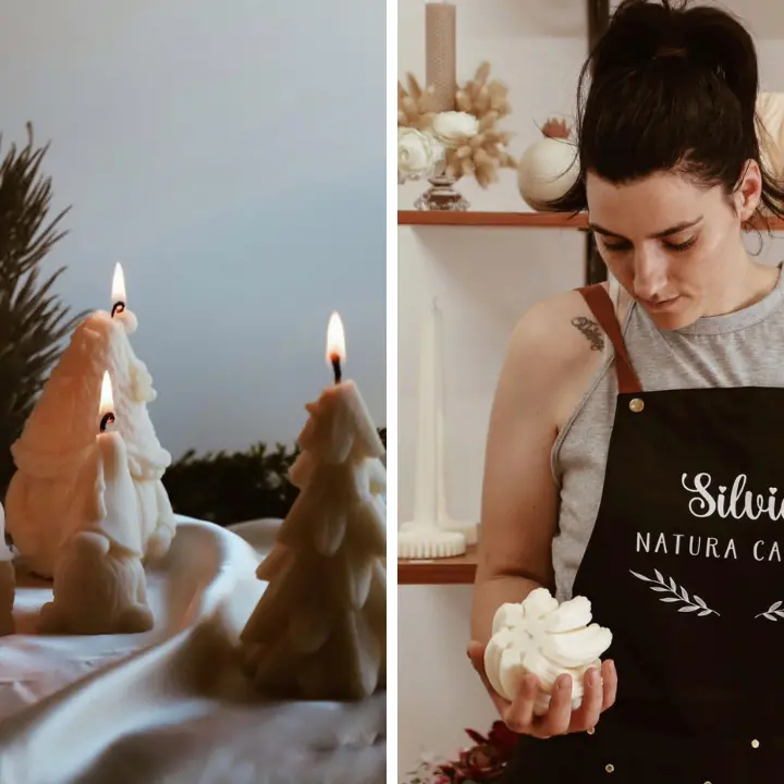 Le candele l'arte di Silvia Popa: «Creare apre un mondo, la novità di quest'anno? La fragranza al “panettone”»\n